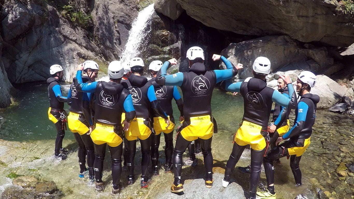 canyoning dans le fournel l aventure aquatique a briancon
