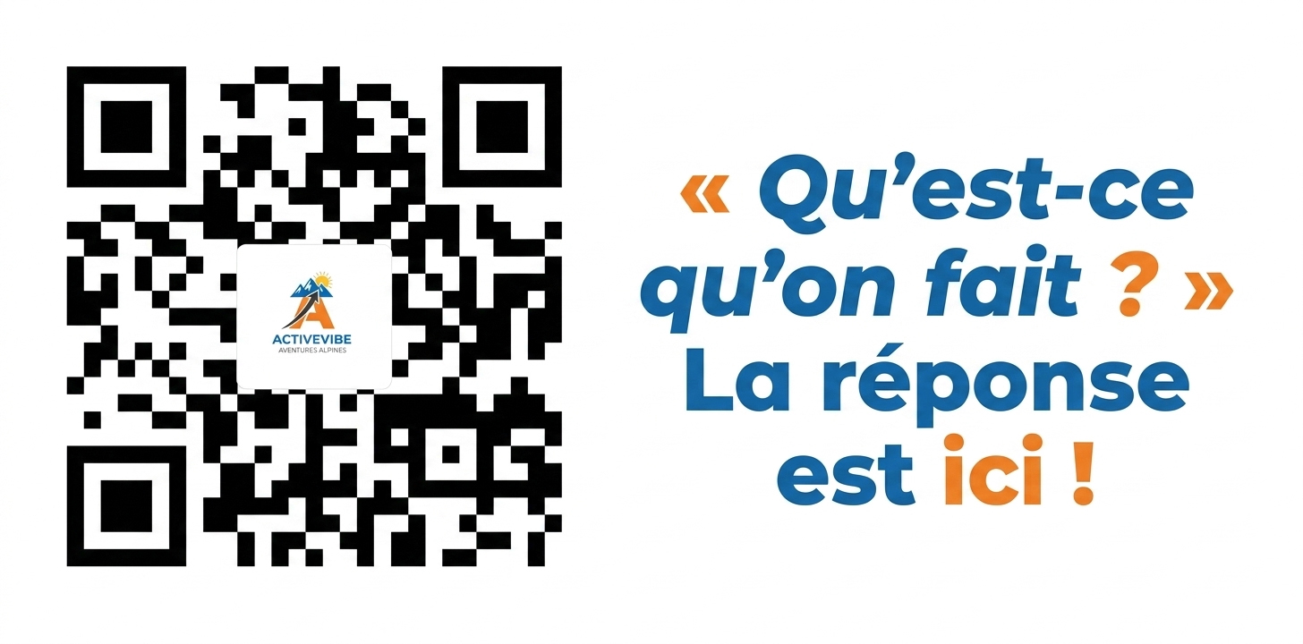 QR Code — Scannez pour voir le widget ActiveVibe en action